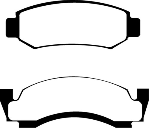 EBC DP61261 Greenstuff 6000 Elite Front Brake Pads, Ford Bronco 3.3 1976-1977