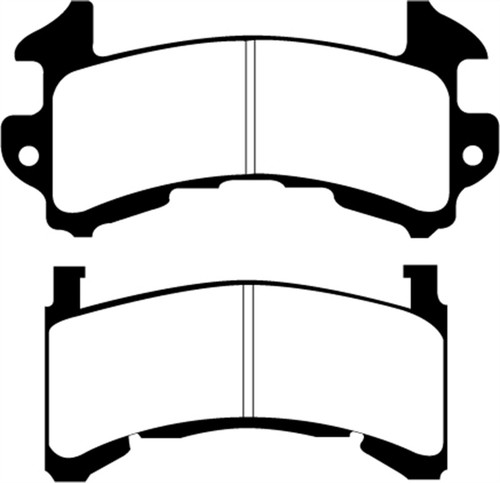 EBC DP21146 Greenstuff 2000 Rear Brake Pads, Buick Riviera (Fwd) 3.8 Turbo 1979-1985