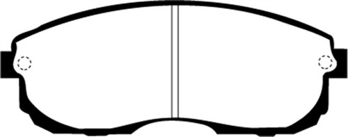 EBC DP2775 Greenstuff 2000 Front Brake Pads, Infiniti G20 2.0 1999-2001