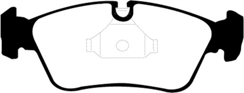 EBC DP21211 Greenstuff 2000 Front Brake Pads, BMW Z3 2.5 1999-2002