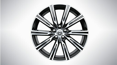 Volvo Genuine Wheels 31454272 19x7.5 10-Spoke Black Diamond Cut Alloy Wheel