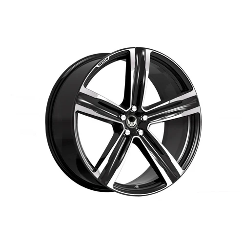 Heico Volution V Wheel, Diamond-Cut Black 22x9.5" ET40, Volvo XC40/XC60, V90CC H7710222B