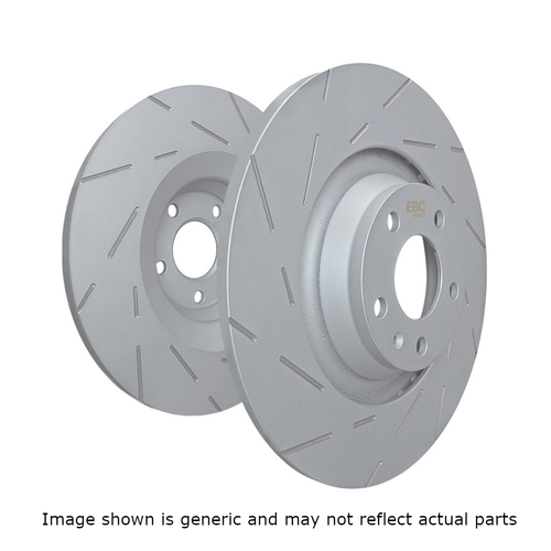 EBC USR7282 USR Slotted 302mm Rear Brake Rotor (Pair), Ford Escape 2.3 Hybrid 2005-2009