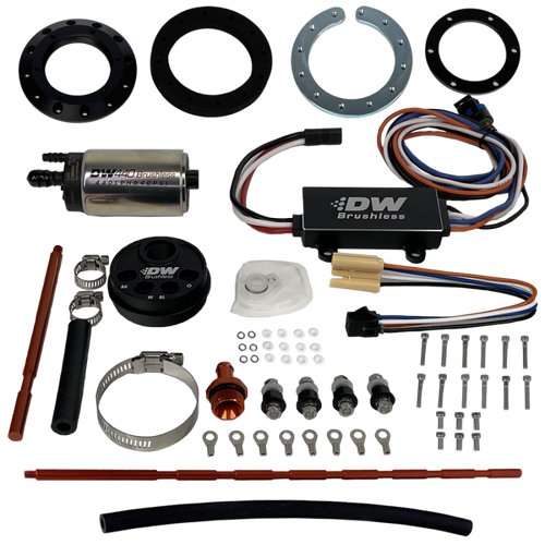 DeatschWerks Universal In-Tank Pump Mount w/ DW440 Brushless 415lph Fuel Pump & Controller