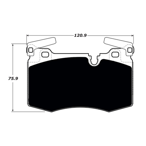 Porterfield AP1403 R4-S Front Brake Pad, Mini Cooper 2009-2010
