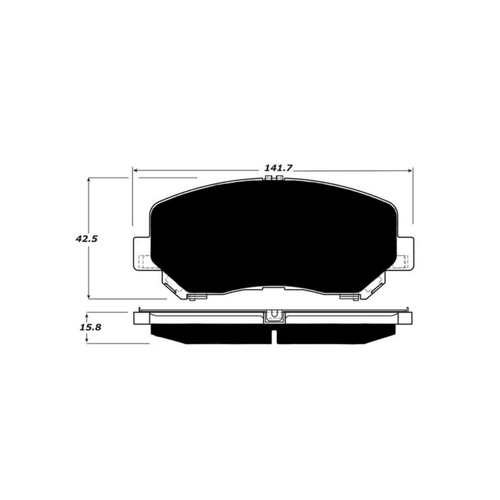 Porterfield AP1623 R4-S Front Brake Pad, Mazda CX-5 2013-2016