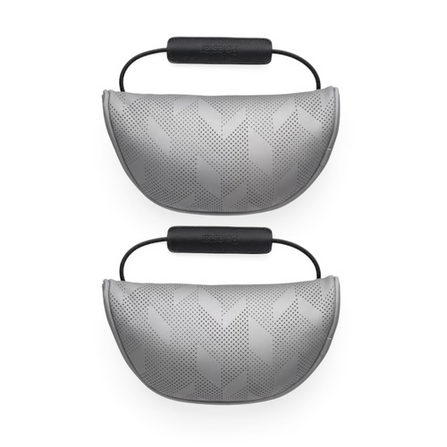 Genuine Polestar Rear Headrest Pillow, Zinc Perforated Nappa Leather