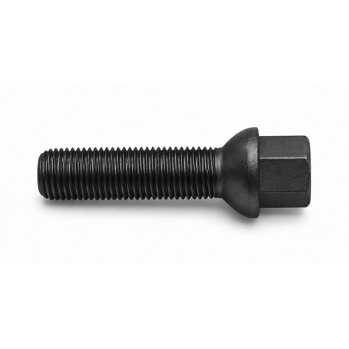 H&R 1453502SW 35mm Wheel Bolt, M14x1.5 Mercedes Ball Seat Black, Set of 10