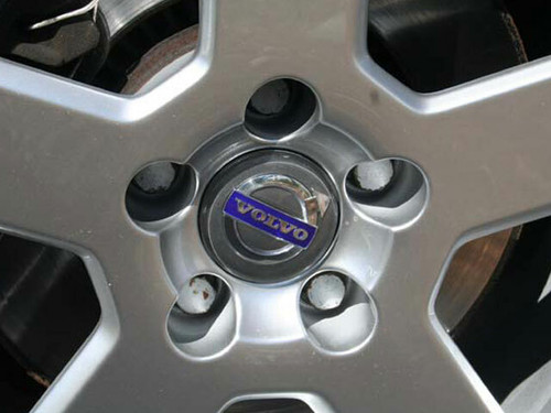 Genuine Volvo 30671515 Alloy Wheel Center Cap Set, Soft Silver