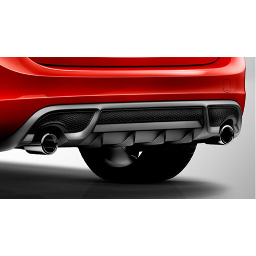 31339163 Genuine Volvo R-Design Rear Diffuser, P3 S60/V60 w/Park Assist