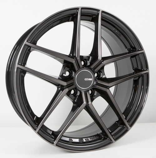 Enkei TY5 19x8 5x112 45mm Offset 72.6mm Bore Pearl Black Wheel