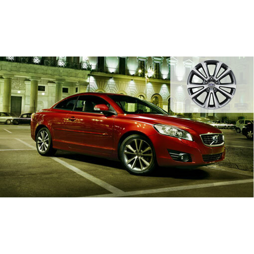 Volvo Genuine Wheels 31280099 17x7.5 Sirona Wheel, Diamond Cut/Light Gray