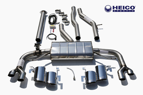 HEICO SPORTIV H2521944 Heico Quad Tip Sport Exhaust w/ Electronic Flap Control, Volvo S90/V90 T8