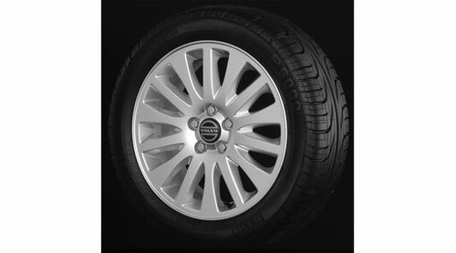 Volvo Genuine Wheels 8698501 17x7 Stentor Wheel, Bright Silver