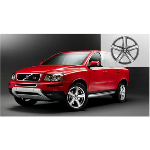 Volvo Genuine Wheels 30789045 19x8 Vulcanis Wheel, Bright Silver