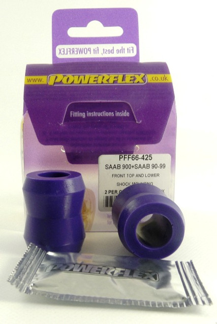 Powerflex Shock Absorber Mounting Bushings, Saab 90 & 99 (75 - 84)