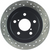 StopTech Sport Drilled/Slotted Rear Left Brake Rotor, 9-2X 2.5L 127.47011L