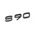 "S90" Emblem, Gloss Black VP-S90BLK