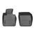 WeatherTech 4410181 Black 1st Row Floor Liner Kit, Volvo S90/V90 2017+