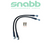 Snabb Stainless Steel Rear Brake Line Kit, Volvo S60/V60 Polestar 2015-2018 M-000601