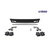 Heico Rear Skirt and Quad Exhaust Tips, XC60 T6/T8 2024+ H8915618