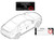 R-Design Front Bumper, 614 Ice White, 2011-2013 S60/V60 39811155