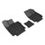 3D MAXpider Kagu 1st Row Black Floor Mat Set, Genesis Gv60 2023+ L1GS01211509