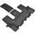 3D MAXpider Kagu 3rd Row Black Floor Mat Set, Kia Sorento 6-Seat 2021 L1KA05831509