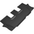 3D MAXpider Kagu 3rd Row Black Floor Mat Set, Kia Telluride 2020 L1KA05231509