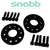 Snabb 15mm Wheel Spacer Kit, 65.1mm Centerbore, Black Anodized VP-078030
