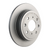 Brembo 08.7104.11 Prime UV Coated Rear Brake Rotor, Acura Integra 1990–1993, Honda Accord 1989, CRX 1990–1991