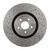 Brembo 09.7812.1X Prime Xtra Cross Drilled UV Coated Front Brake Rotor, Subaru Impreza 2004