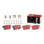 Brembo P28022N Premium NAO Ceramic Rear Brake Pads, 2002-2006 Acura RSX/1998 Integra/2000-2009 Honda S2000