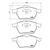 Brembo Premium Front Low-Met OE Equivalent Brake Pads, Audi A4 / A4 Quattro 1996–1999 / Volkswagen Passat 1998 P85036