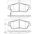 StopTech 308.13520 Street Front Brake Pads, Chevrolet SS 14, Pontiac G8 08–09