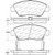 StopTech 308.06211 Street Rear Brake Pads, Honda Civic/Civic Del Sol 93–97