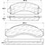 StopTech 308.05430 Street Rear Brake Pads