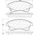 StopTech 308.15220 Street Rear Brake Pads, Chevrolet Cruze 10-15, Cruze Limited 16, Sonic 12-17