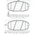 StopTech 308.13970 Street Rear Brake Pads, Hyundai Elantra 09-12, Kia Forte 10-13, Forte Koup 10-13, Forte5 12-13