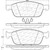 StopTech 308.16450 Street Front/Rear Brake Pads, Ford Escape 13-19, Focus 13-18, Transit Connect 14-20, Lincoln MKC 15-19