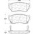 StopTech 308.05100 Street Front Brake Pads, Nissan NX 91-93, Sentra 91-94, Tsubame 93-04, Tsuru 93-17