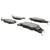 StopTech 308.13390 Street Front Brake Pads, Ford Focus 08-11