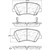 StopTech 308.15430 Street Front Brake Pads, Hyundai Elantra 11-16, Elantra Coupe 13-14, Kia Soul 10-11