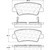 StopTech 308.18480 Street Front Brake Pads, Hyundai Tucson 16-19, Kia Sportage 17-19