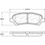 StopTech 308.13250 Street Front Brake Pads, Toyota Highlander 08-13