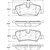 StopTech 308.18000 Street Front Brake Pads, Mini Cooper 14-19