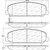 StopTech 308.12860 Street Front Brake Pads, Infiniti QX56 05-10, Nissan Armada 06-11, Titan 07-10
