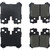 StopTech 308.12830 Street Rear Brake Pads, Lexus LS460 07-17, LS500 18, LS500h 18, LS600h 08-16