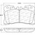 StopTech 308.12820 Street Front Brake Pads, Lexus LS460 07-17, LS500 18, LS500h 18, LS600h 08-16