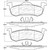 StopTech 308.12790 Street Rear Brake Pads, Ford Expedition 07-17, Lincoln MKT 13-19, Navigator 07-17